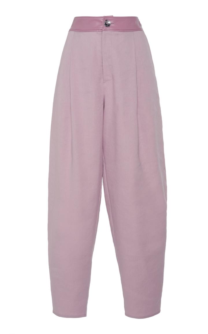 Eron Rae Faux Leather Waist Pants