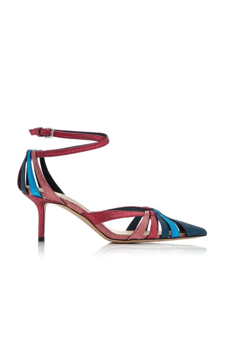 Jimmy Choo Travis Multicolored Glitter Pumps