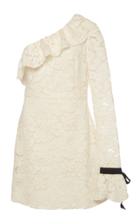 Philosophy Di Lorenzo Serafini One Shoulder Lace Mini Dress