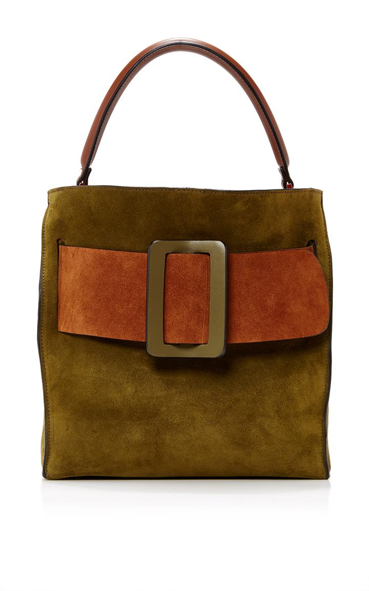 Boyy Colorblock Suede Devon Bag
