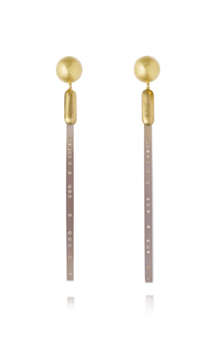 Jacqueline Cullen Galactica Side Drop Earrings