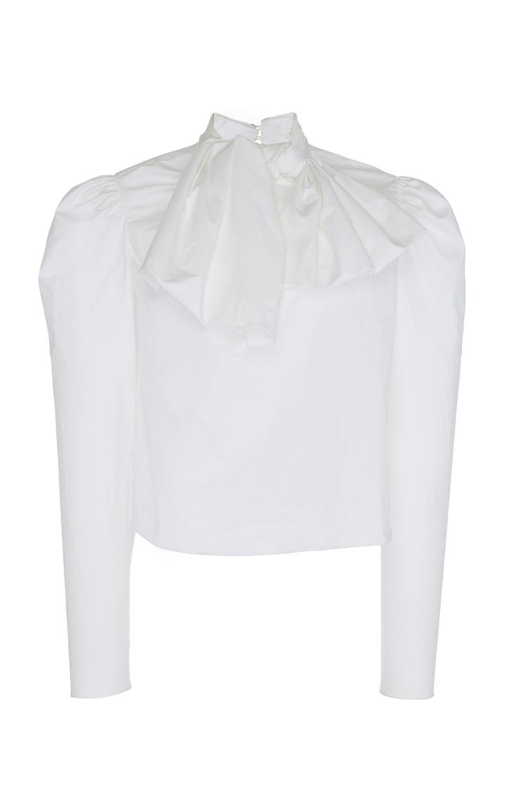 Johanna Ortiz Tumaco Stretch Cotton Poplin Top