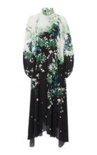 Givenchy Floral-print Silk-chiffon Maxi Dress Size: 36