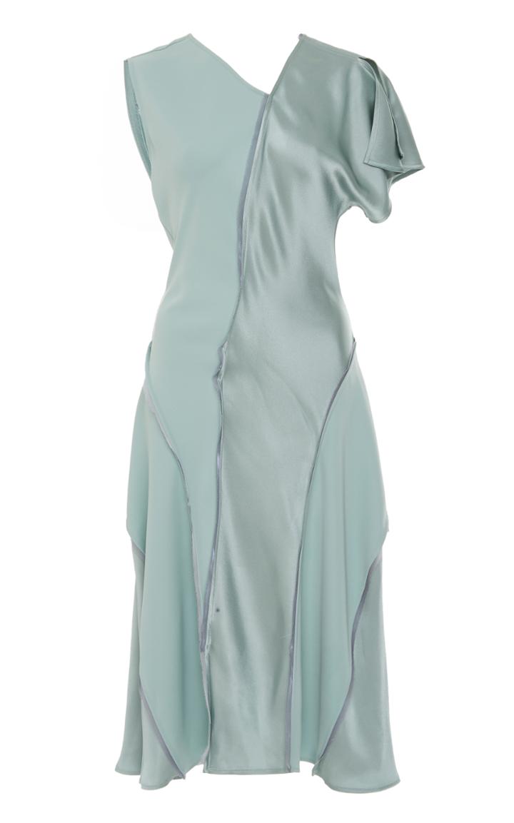Adeam Asymmetric Scarf Panel Dress