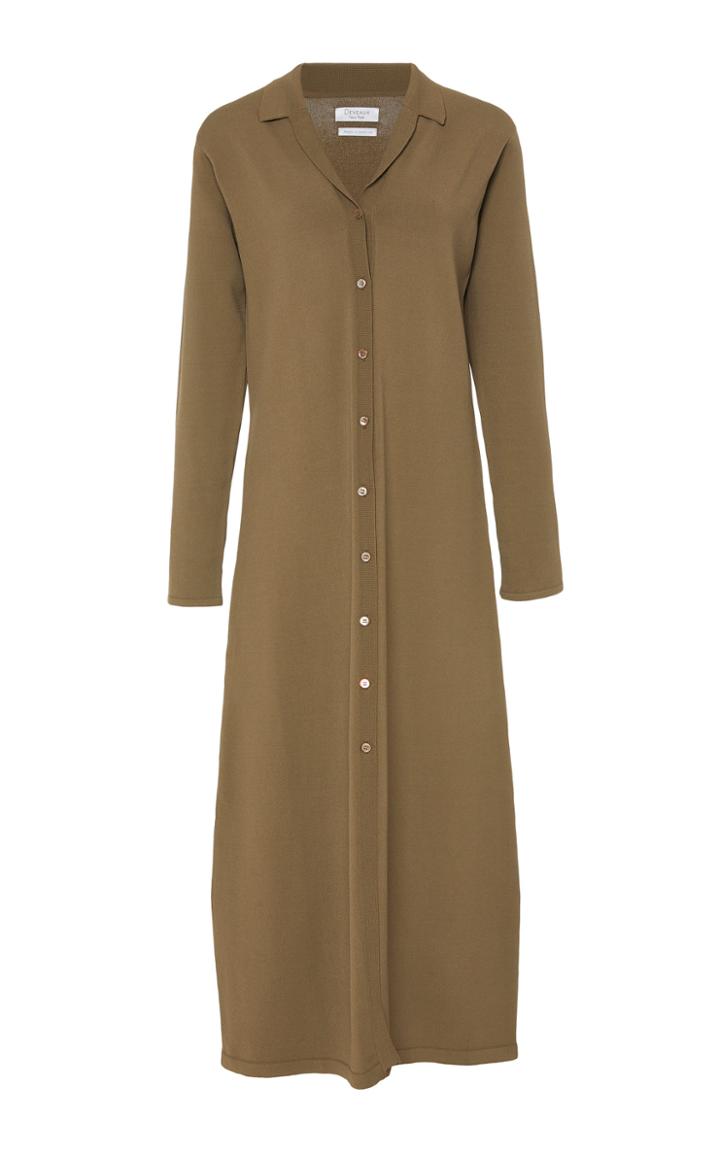 Deveaux Nye Stretch-knit Midi Dress Size: Xs