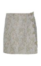 Luisa Beccaria Butterfly Jacquard Skirt