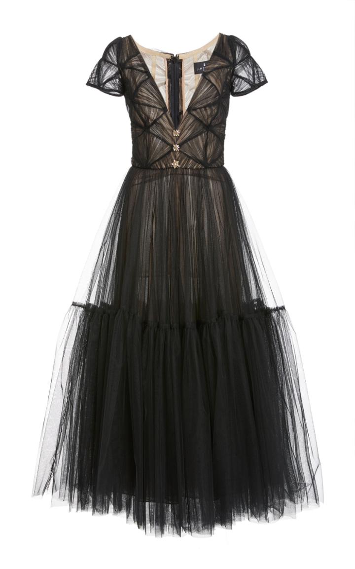 Moda Operandi J. Mendel Tulle Midi Dress