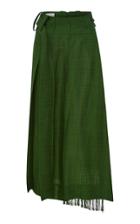 Christopher Esber Tasseled Weave Kilt Skirt