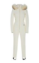 Bogner Fur-trimmed Shell Ski Suit Size: 4