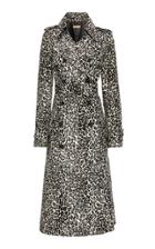 Michael Kors Collection Trench Leather Printed Coat