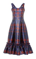 Jonathan Cohen Elise Floral Silk Dress