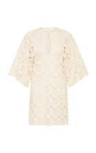 Moda Operandi Matin Crocheted Cotton Mini Dress