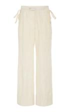 Bode Wide Weave Linen Trouser