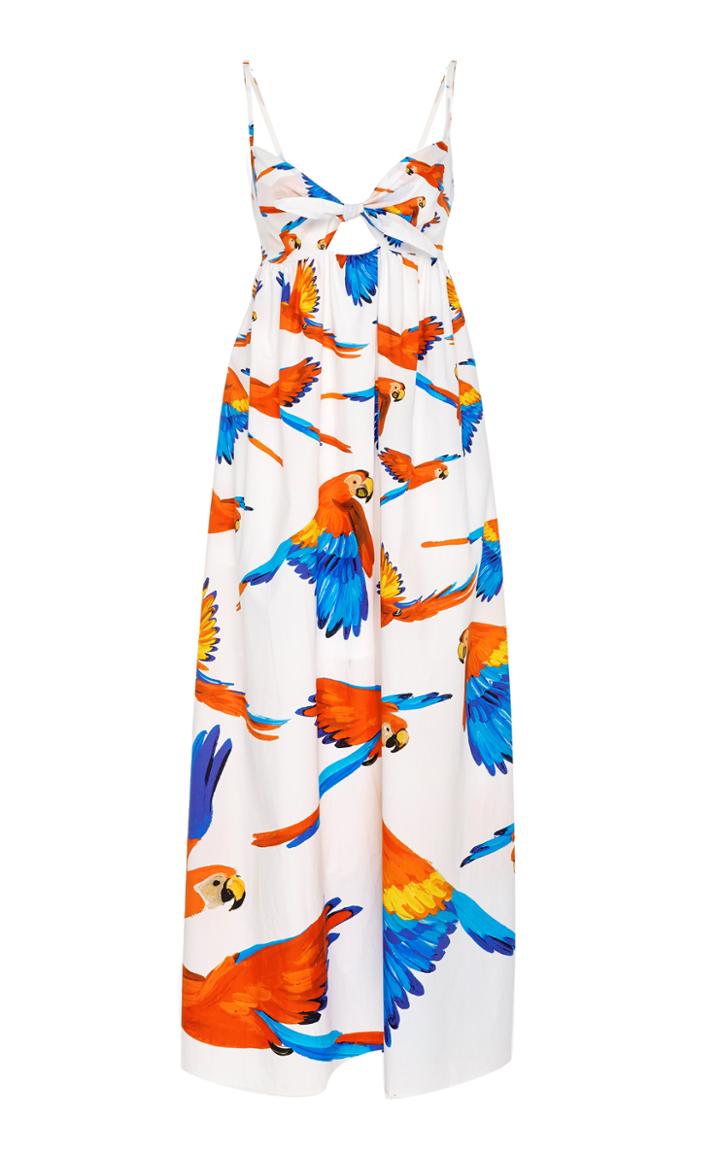Sara Roka Taby Printed Maxi Dress