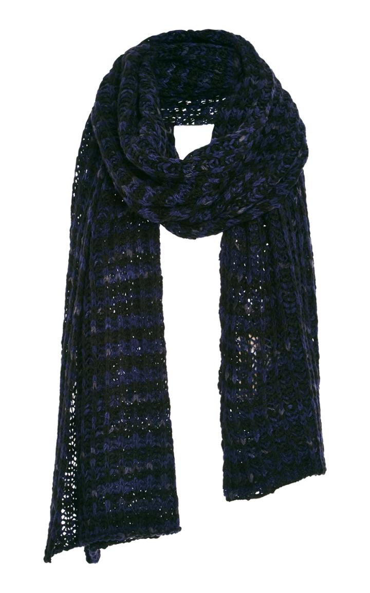 Moda Operandi The Elder Statesman Rib Tuck Cashmere Scarf