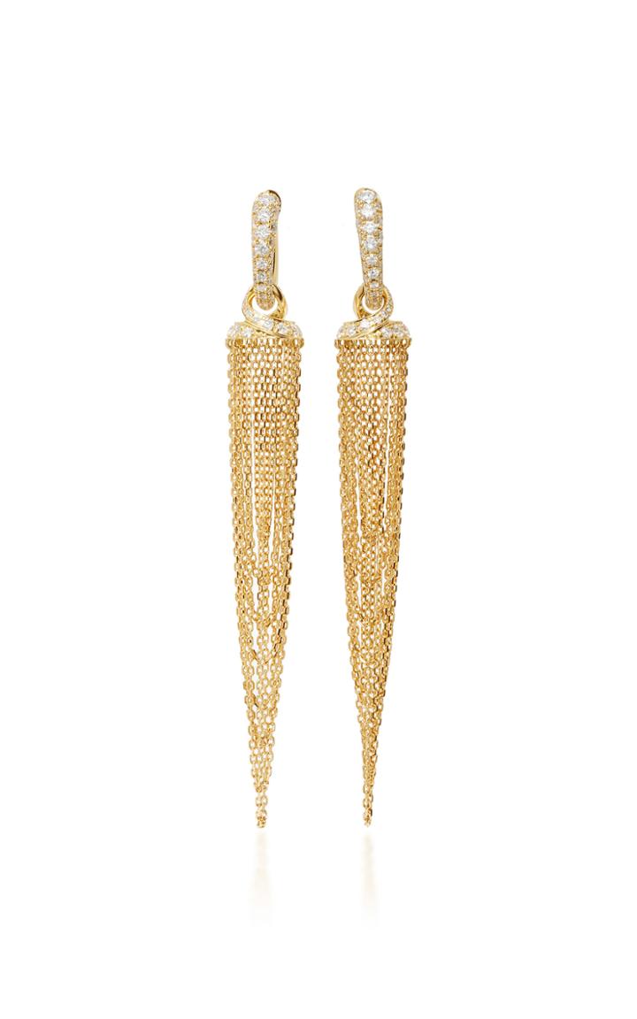 Qayten Happy Hours Coll Yellow Gold Earrings