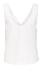 Sally Lapointe Stretch Crepe Scoop Tank