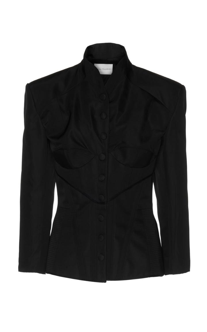 Olivier Theyskens Single Breasted Corset Jacket
