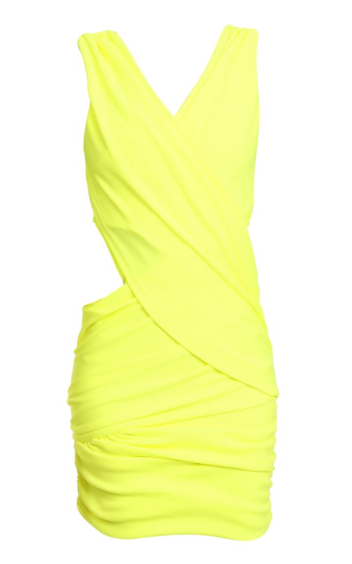 Moda Operandi Balmain Draped Jersey Dress