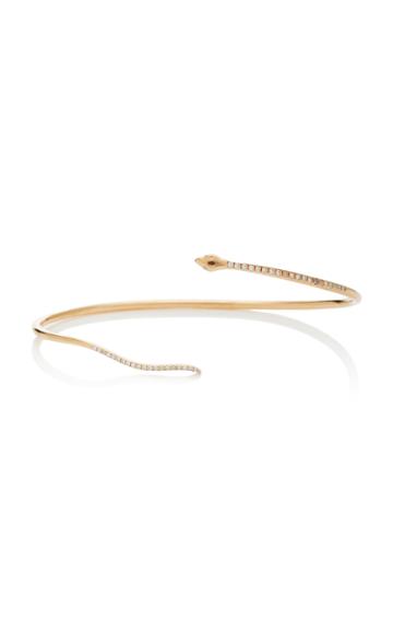 Nadine Ghosn Diamond Pave Serpent Bracelet