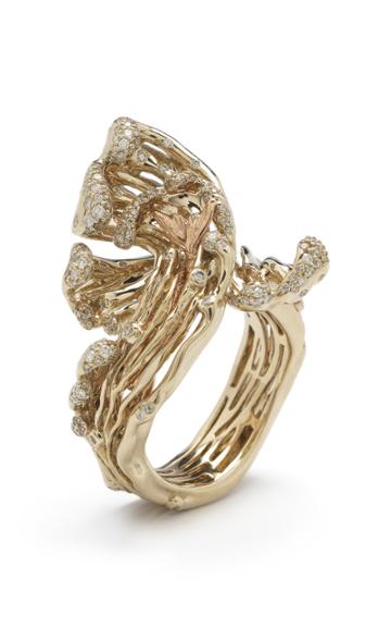 Bibi Van Der Velden Big Wave Ring