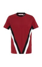 Givenchy Logo-embroidered Striped Cotton-jersey T-shirt