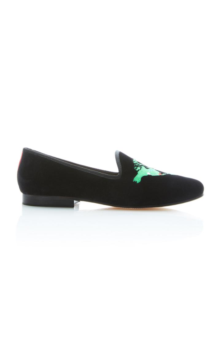 Del Toro Del Toro X Moda Operandi World Traveler Velvet Loafers