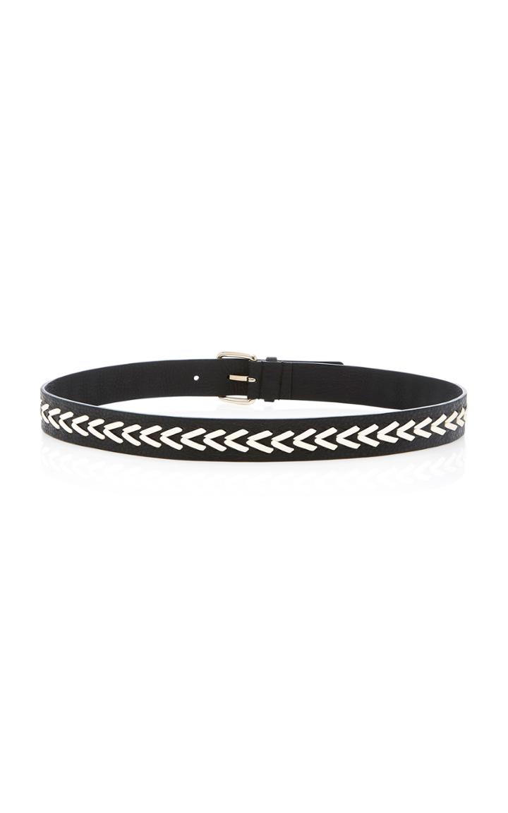 Red Valentino Printed Leather Belt