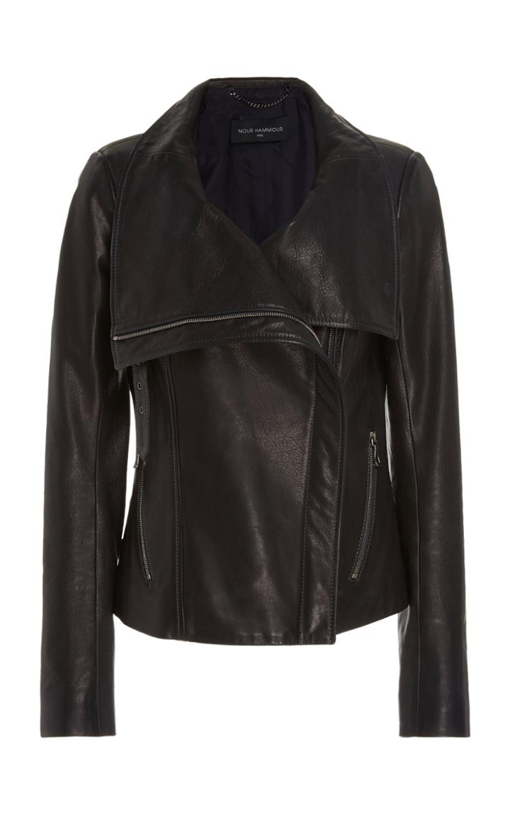 Nour Hammour Batman Leather Jacket
