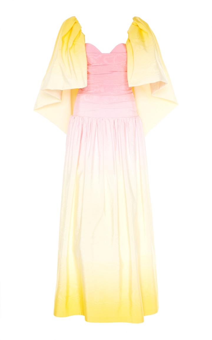 Moda Operandi Sandra Mansour Parfum Degrad Moir Cape-effect Maxi Dress Size: 34