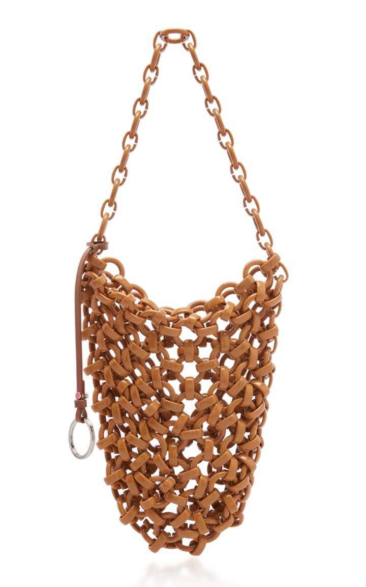 Moda Operandi Jil Sander Resin And Leather Link Shoulder Bag