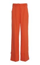 Christopher Esber Daria Stepped Straight-leg Crepe Pants