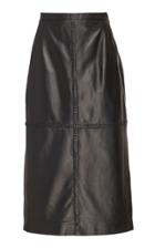 Altuzarra Mooney Leather Midi Skirt