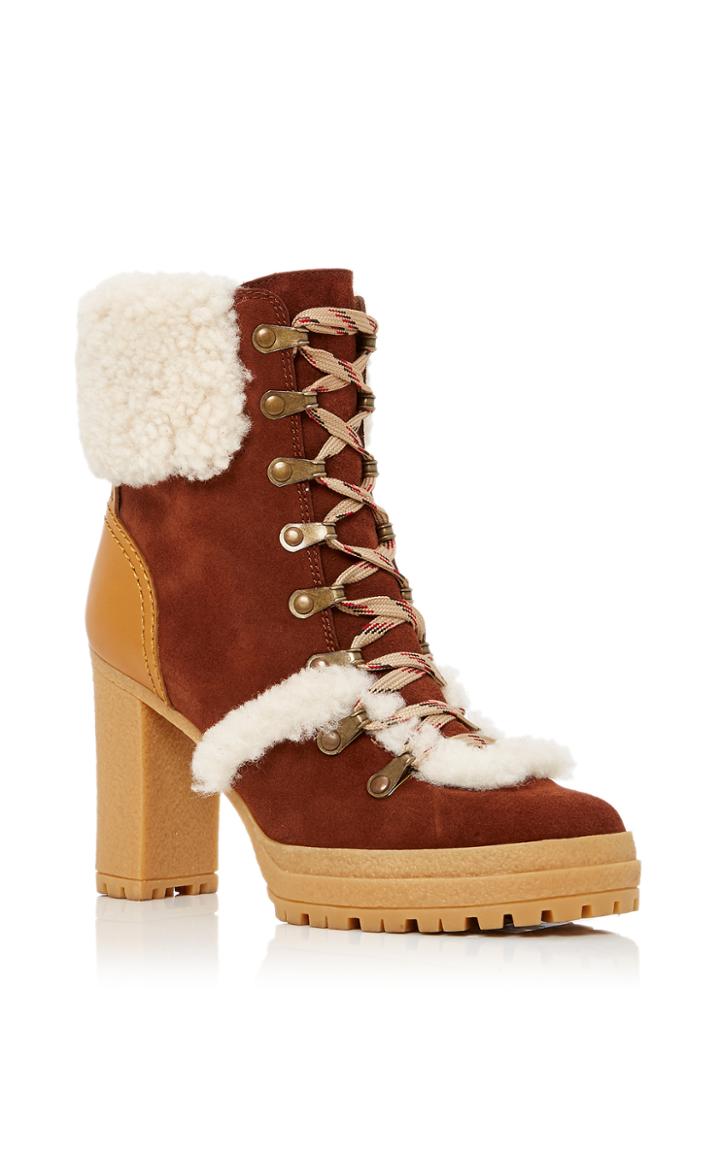 Seebychlo Eileen Shearling Platform Boot