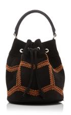 Marina Raphael M'o Exclusive Estella Crochet Suede Bag