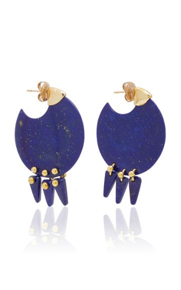 Moda Operandi Lisa Eisner Lapis Disk Earrings