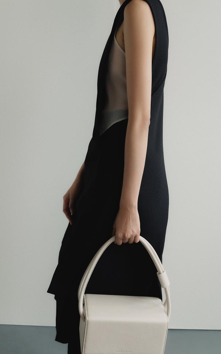 Moda Operandi Gia Studios Wrap-over Cady Crepe Dress