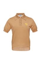 Prada Polo Shirt With Mother Of Pearl Buttons