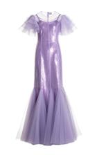 Moda Operandi Huishan Zhang Aurora Tulle-overlay Sequined Gown