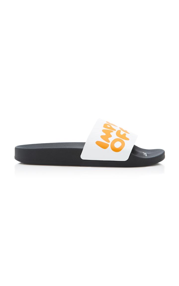 Off-white C/o Virgil Abloh Printed Rubber Slides