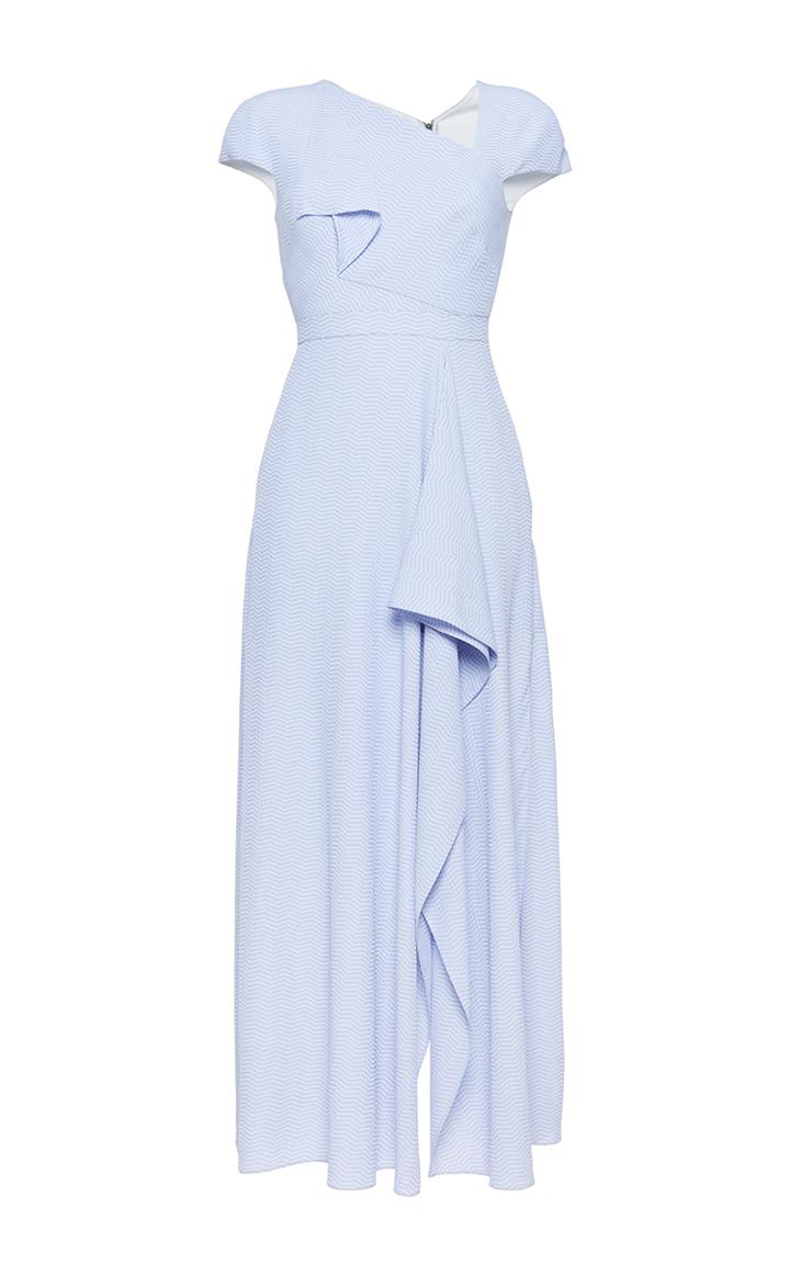 Roland Mouret Elliot Chevron Dress