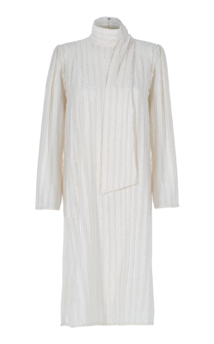 Anatomi Long Top With Attached Neck Scarf