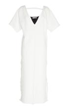 Jw Anderson Deep V Long Jersey Dress