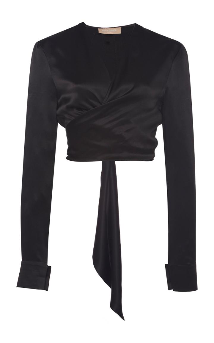 Moda Operandi Matriel Silk Wrap Around Blouse Size: S