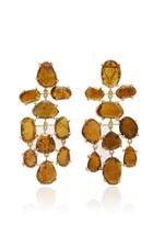 Moda Operandi Lisa Eisner Brown Tourmaline Asteroid Earrings