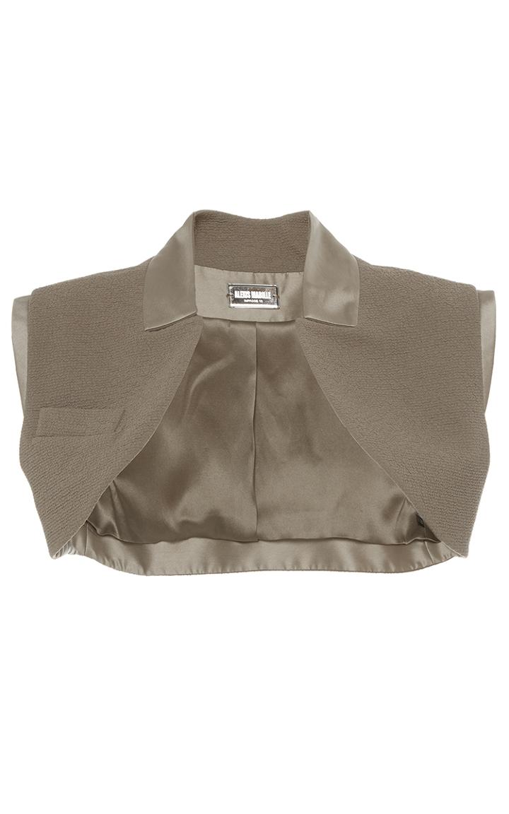 Alexis Mabille Sleeveless Cropped Bolero