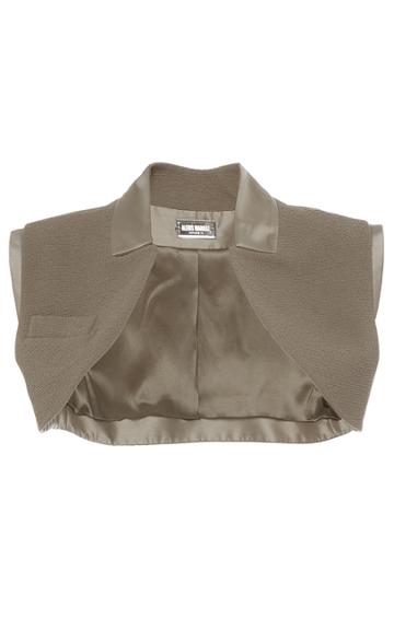 Alexis Mabille Sleeveless Cropped Bolero