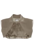 Alexis Mabille Sleeveless Cropped Bolero