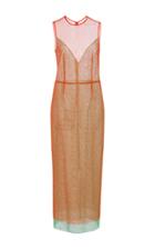 Diane Von Furstenberg Sleeveless Double Layer Lace Dress