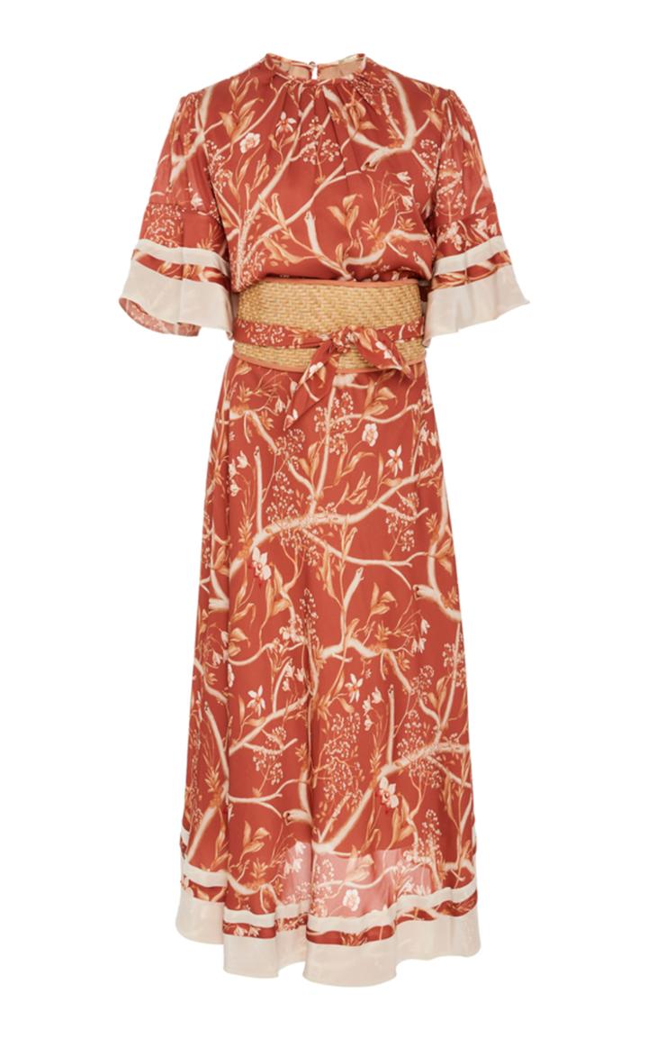 Johanna Ortiz Rhapsody Silk Georgette Dress